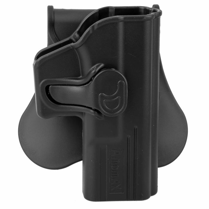 FUNDA PISTOLERA PALA GIRATORIA 360 RETENCIÓN NIVEL II BOTÓN DE LIBERACIÓN RÁPIDA PARA GLOCK 19 DIESTRO