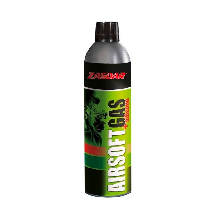 Green Gas 750 ml para pistolas réplica botella aluminio boquilla metálica cubierta antipolvo apto climas fríos y cálidos