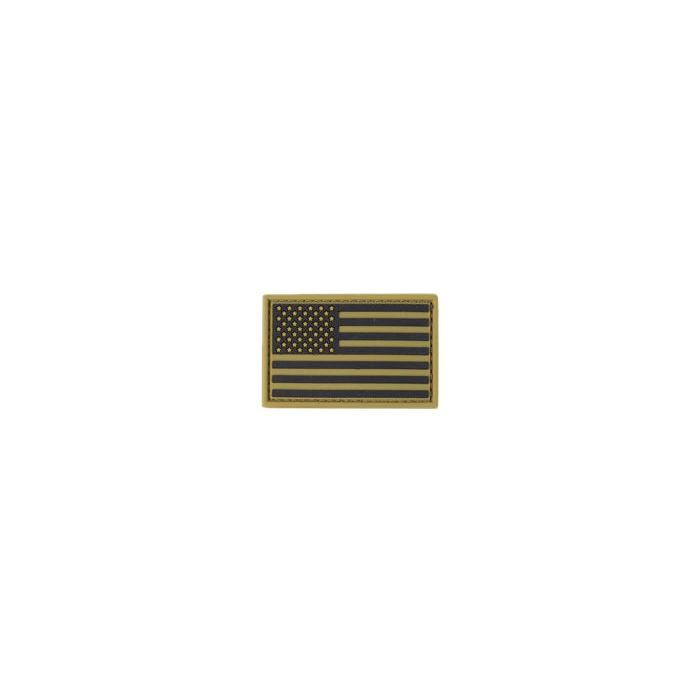 PARCHE GOMA 3D BANDERA USA COYOTE