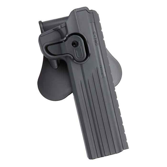 Funda pistolera rígida para 1911 6 pulgadas retención II liberación rápida rotación 360 para diestros