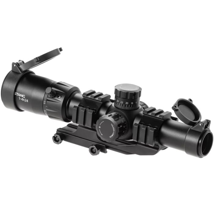 Visor VECTOR OPTICS Mustang 1-4x24 FFP negro | 📦 Envío Rápido