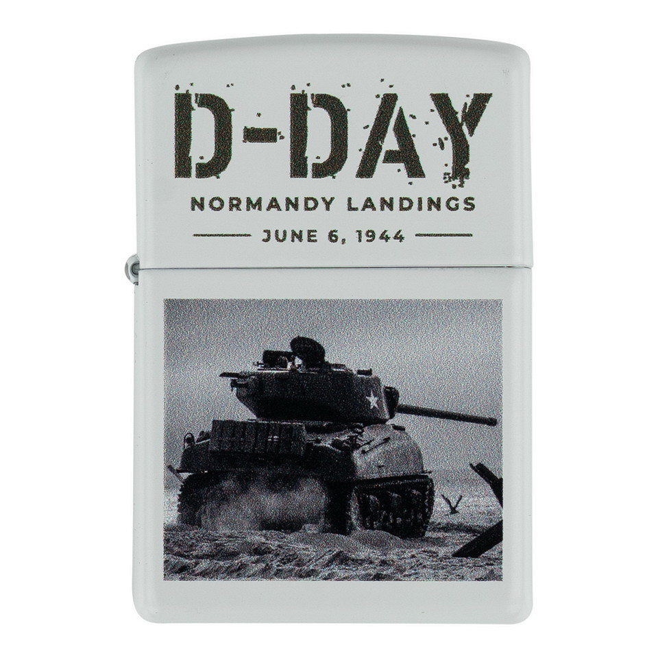 Encendedor ZIPPO D-Day Sherman Tank | 📦 Envío Rápido