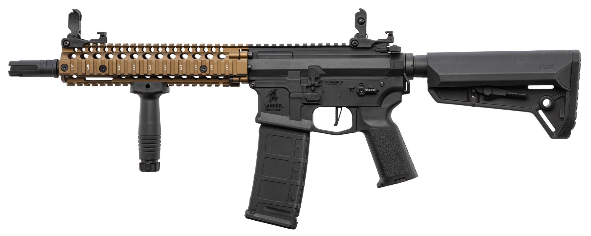 Rifle AEG LANCER TACTICAL MK18 LT-18 GEN2 NSR Black-Bronze 6mm