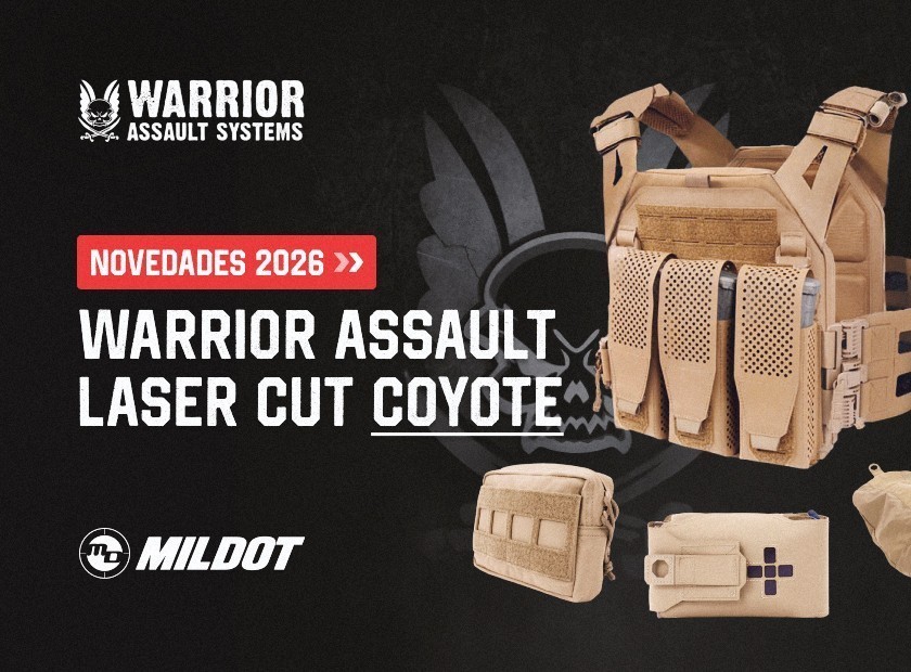 EAST　WARRIOR ASSAULT SYSTEMS Warrior Assault Systems Coyote: nueva gama Laser Cut en España