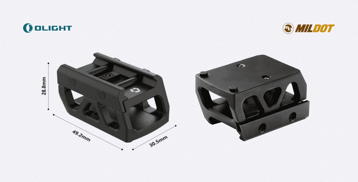 Adaptador Alto OLIGHT Osight para riel Picatinny