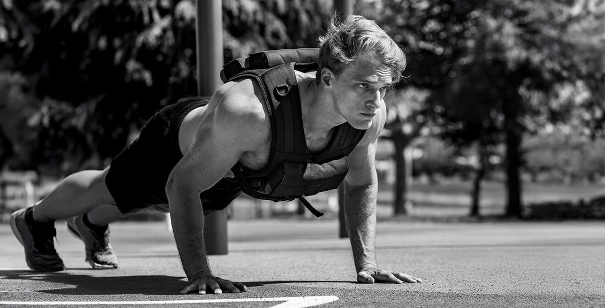 Chaleco lastrado para entrenar