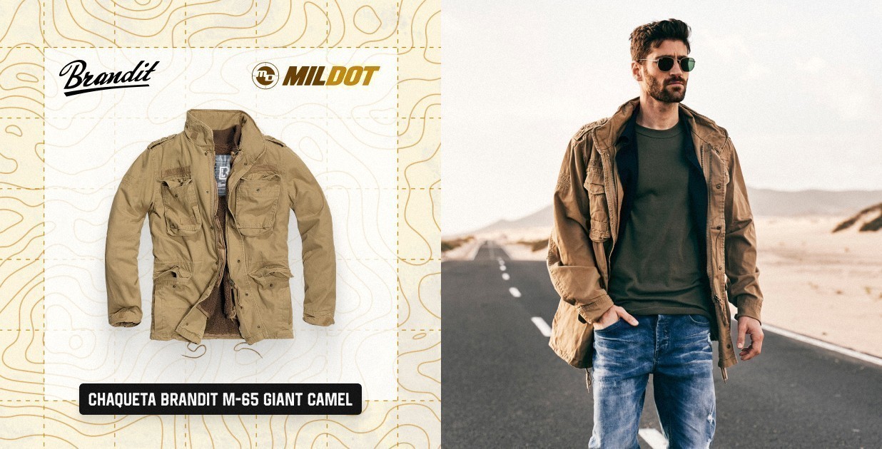 Chaqueta BRANDIT M-65 Giant camel