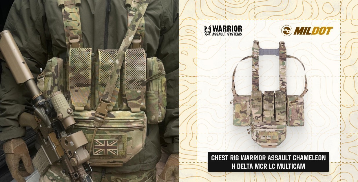 Chest Rig WARRIOR ASSAULT Chameleon H Delta MCR LC MultiCam