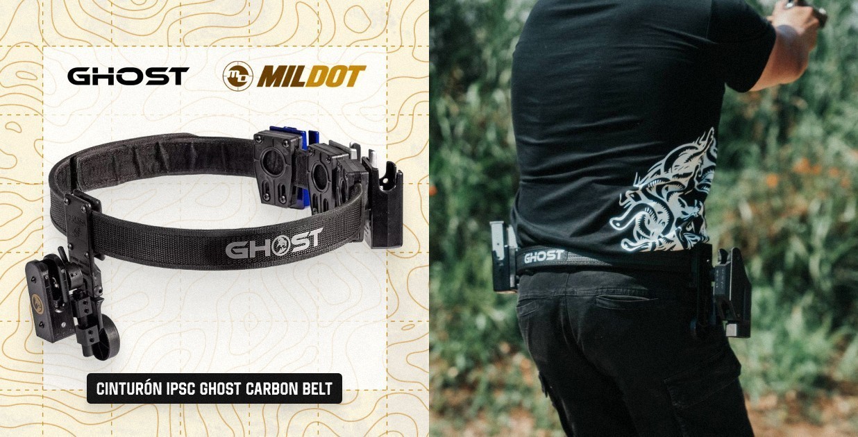 Cinturón IPSC Ghost Carbon Belt