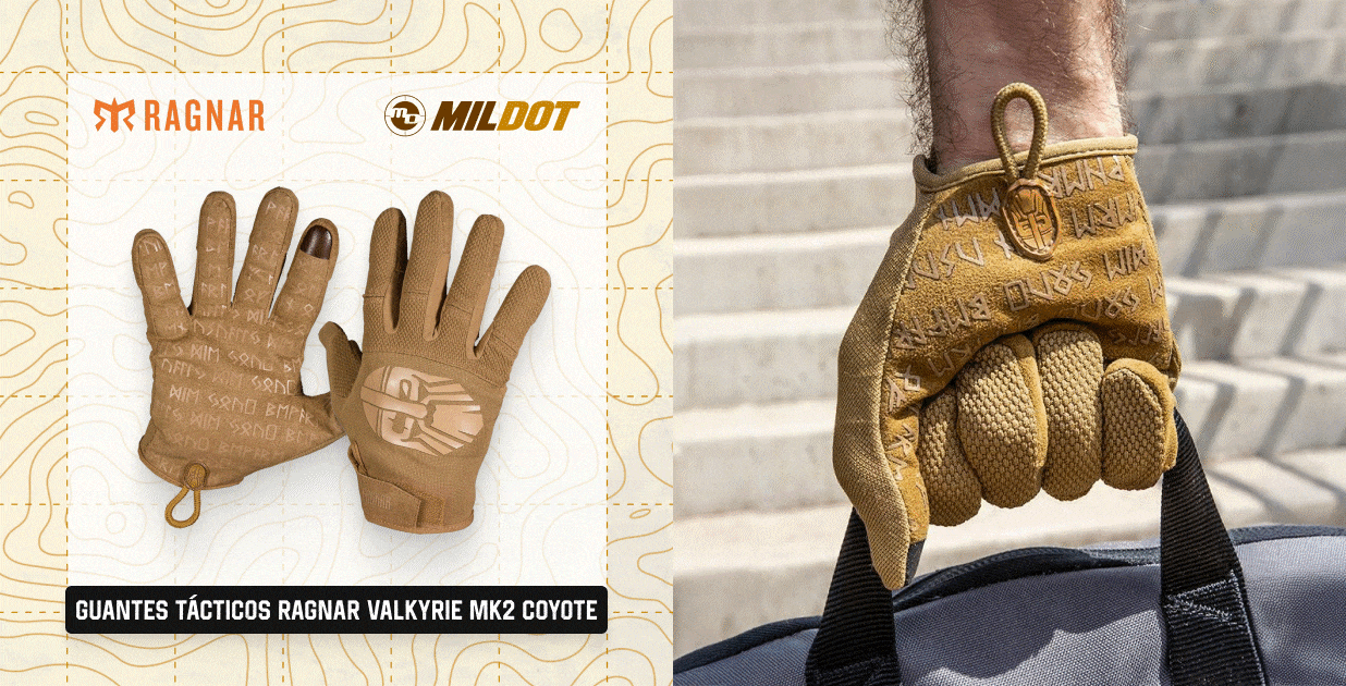 Guantes tácticos RAGNAR Valkyrie MK2 coyote