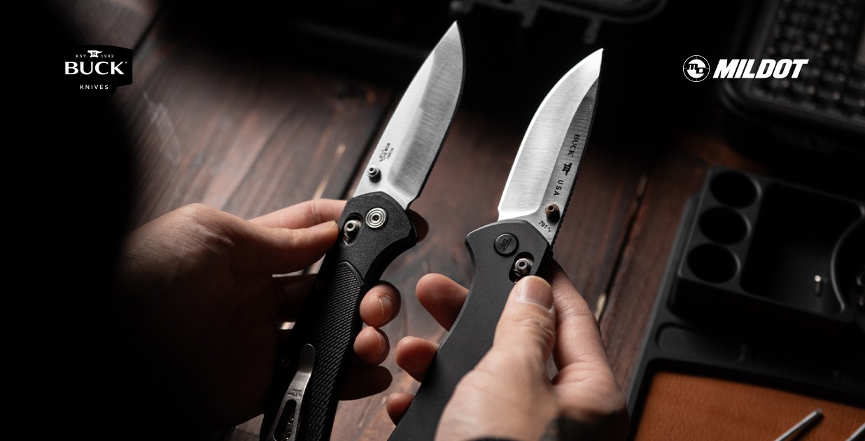 Navaja BUCK Mini Range Elite negra