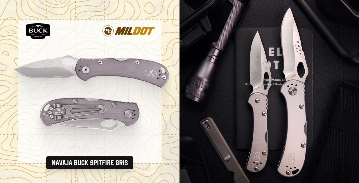 Navaja BUCK Spitfire gris