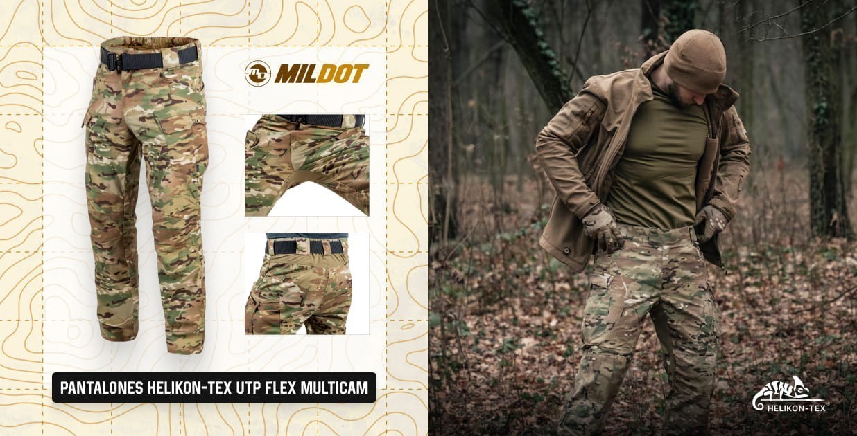 Pantalones HELIKON-TEX UTP Flex MultiCam