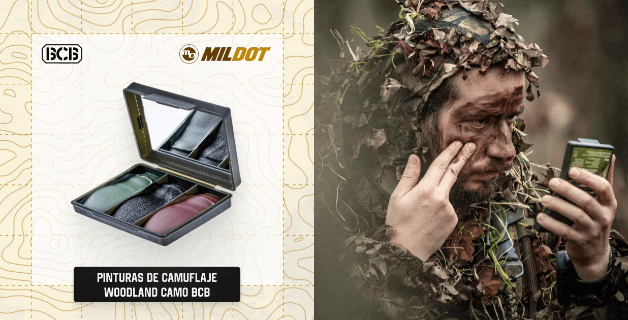 Pinturas de camuflaje Woodland Camo BCB
