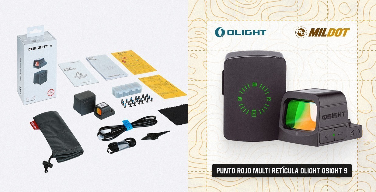 Punto Rojo Multi Retícula OLIGHT Osight S