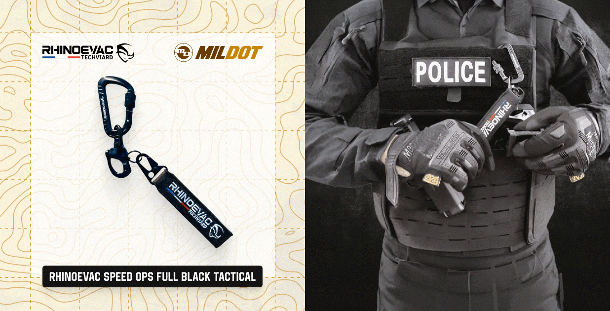 Sistema portamaterial RHINOEVAC Speed Ops Full Black Tactical