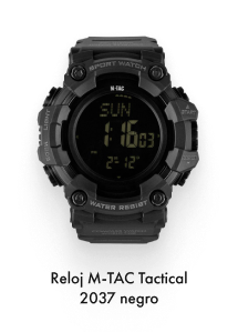 Reloj M-TAC Tactical 2037 negro