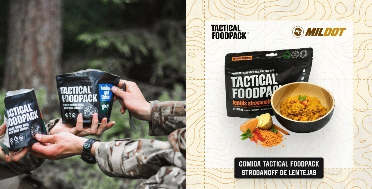 Tactical Foodpack Stroganoff de Lentejas