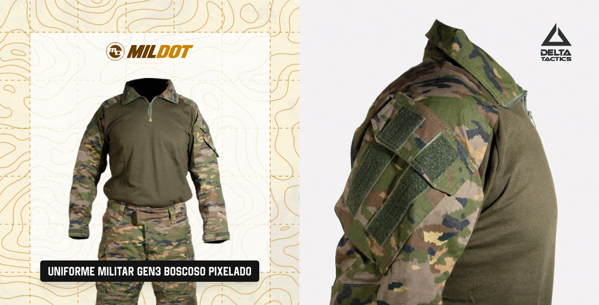 Uniforme Militar Gen3 Boscoso Pixelado