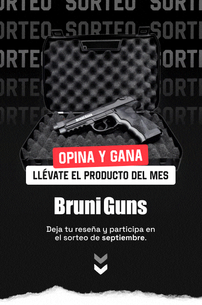 Opina y Gana: sorteo Bruni Guns de septiembre